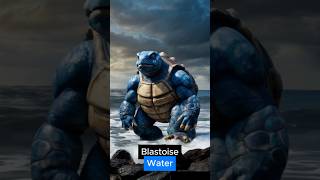 Realistic Pokemon Evolution - Squirtle #pokemon #squirtle #wartortle #blastoise #pokemoncommunity