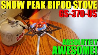 Snow Peak BiPod Stove PERFECTION! - AWESOME Stove for Home or Trail