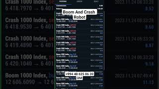 Boom and Crash auto trading robot #autotradingrobot #bestrobot #boomandcrash #forex #boomandcrash