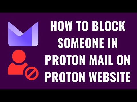 How to Block Someone in Proton Mail on Proton Website