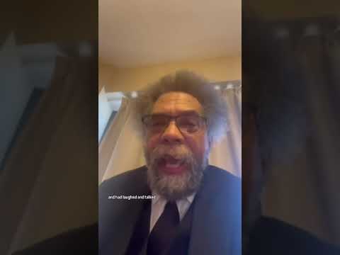 Cornel West direct message to Julian Assange!  #FreeJulianAssangeNOW
