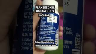 🔥🔥 Flaxseed oil omega 3-6-9💜💙💚#youtube shorts