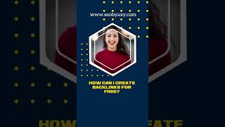 How can I create backlinks for free? 😀👍 #SEOServices #BuyBacklinks #WebsiteTraffic