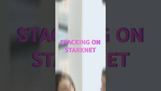 Stacking on ‪@starkware_ltd‬ #starknet #stark