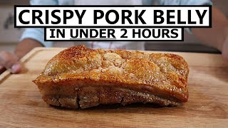 Making Crispy Pork Belly At Home In Under 2 Hours