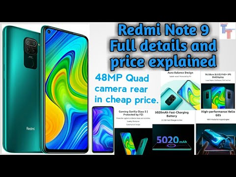 48MP Quad Rear camera in cheap price🔥🔥. Redmi Note 9 price and details explained.Newly launched.