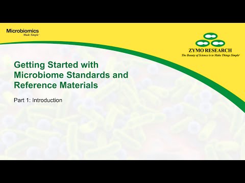 Part 1: Getting Started with Microbiome Standards and Reference Materials