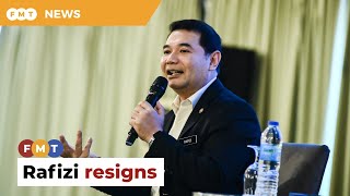 Rafizi resigns as economy minister