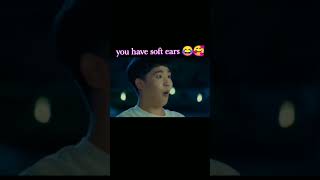 when your crush suddenly touch your ears❤️😂 #fallingintoyoursmile  #xukai #chengxiao #cdrama #shorts