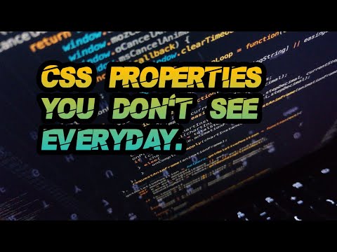 Some css properties you should be using
