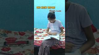 WHAT I DID ONE NIGHT BEFORE HINDI EXAMination| #studyvlog #examvlog #halfyearlyexam #yt #minivlog
