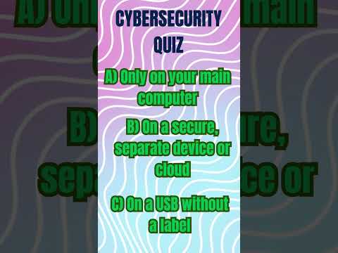 Cybersecurity Quiz  #chatgpt #ethicalhacking #quiz #quiztime  #infosec  #facts #funny #motivation