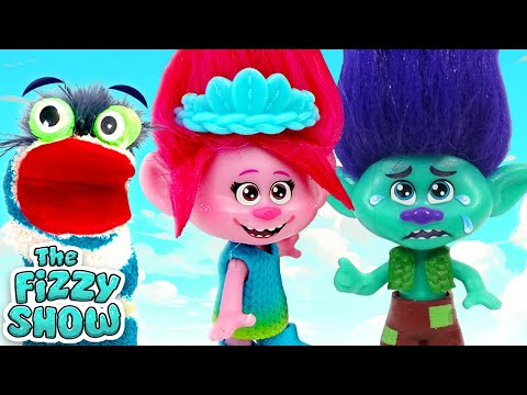 Fizzy And Trolls Poppy & Branch Explore Emotions At The Playground 😁😢😠 | Fun Videos For Kids