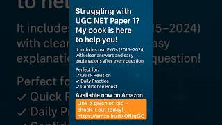 UGC NET Paper-1 Book 📘 | PYQs 2015 to Jan 2025 with Answers & Explanations | Crack NET/JRF Easily