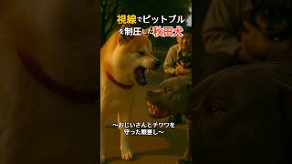 チワワとお爺さんを守った秋田犬の静かな闘志