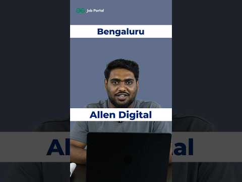 Allend Digital is Hiring for Technical Program Manager #bangluru #jobs #jobportal #geeksforgeeks