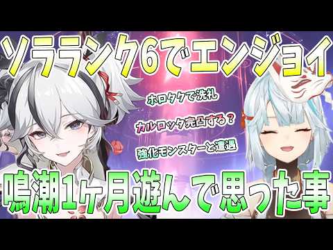 【鳴潮】鳴潮ソラランク6でエンジョイ！高難度コンテンツ挑戦で洗礼に爆笑。フィールド強化個体遭遇で激戦。カルロッタは完凸する？鳴潮への課金考察。鳴潮1ヶ月遊んだ感想【ねるめろ/切り抜き】