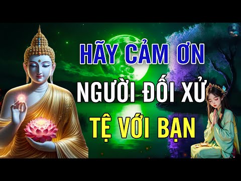 Hãy Cảm Ơn Người Đối Xử Tệ Với Bạn Vì Họ Đang GÁNH NGHIỆP Giúp Bạn |  Lời Phật Dạy Nghe Rất Hay.