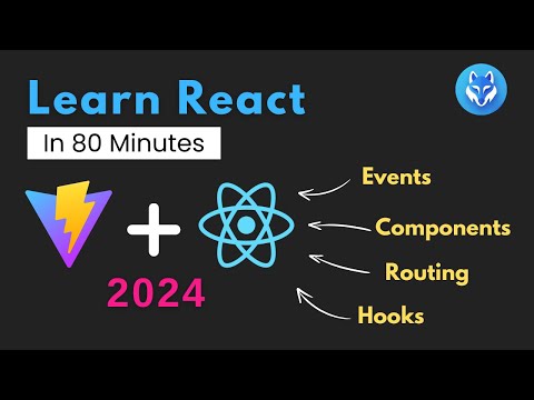 React Crash Course | Learn React Quickly | In 80 Minutes