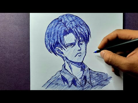 Drawing Levi Ackerman from Attack on titan season 4 in Timelapse