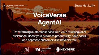 Revolutionizing Customer Service with VoiceVerse AgentAI | LabLabs AI Hackathon Project
