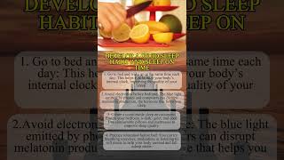 DEVELOP A GOOD SLEEP HABIT AND SLEEP ON TIME  #adviceforelderly #seniorhealth #wiseelders #healthy