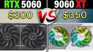 The Ultimate RTX 5060 vs RX 9060 XT Comparison! 10 AAA Games