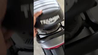 Powertronics||Triumph Speed 400 powertronics ecu tunes||modified exhaust|| gt650||#shorts #dragrace