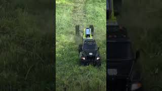 RC Semi Truck Mower #lawncare #grass #rcmower #ihavethisthingwithplants #viralvideo