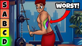 Ranking Triceps Exercises For HUGE Arms (best to worst)