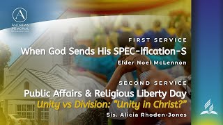 Public Affairs & Religious Liberty Day || Unity vs Division || "Unity in Christ?" || Jul 26, 2025