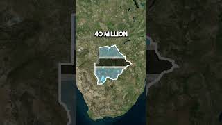 Did You Know That Botswana...🤔 #shorts #maps #history #geography #botswana