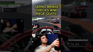 JARNO OPMEER BRAKE CHECKS & RAGE QUITS! 🤯 #f1esports #f1simracing #f1game #f1