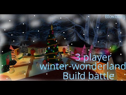 Winter-Wonderland Build Battle❄️ |Bloxburg| |Voices|