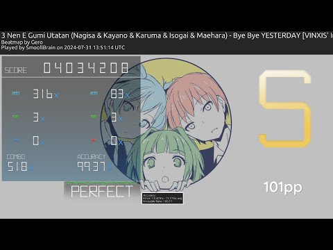 Bye Bye YESTERDAY [VINXIS' Insane] (4,47*) 101pp