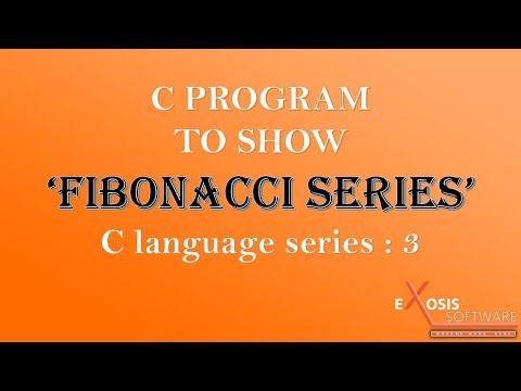 FIBONACCI SERIES IN C.