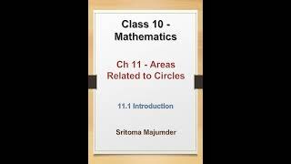 CBSE - G10 - 11.1 - Areas Related to Circles - Introduction