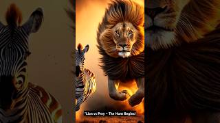 "Lion vs Prey – The Hunt Begins!#LionVsPrey #LionHunt #WildPredator #SavannaHunt #EpicHunt  #Shorts