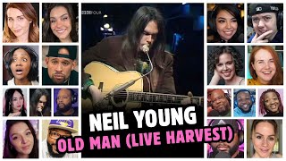 Neil Young - Old Man (live) Reaction Compilation