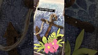 Make paper look like rusty metal - art journal inspiration