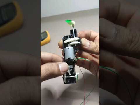 Gear⚙️ system in toys| Dc motor from toys|single shaft double axis rotating#shorts