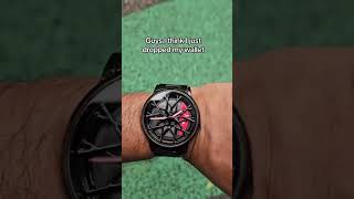 Bro is showing off his rim watch 😏#caraccesories #rimwatch #wheelwatch #gift #giftforhim