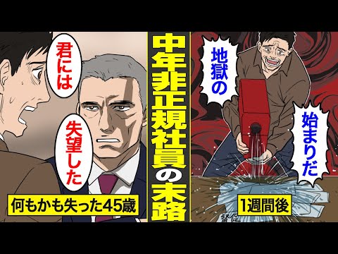 【漫画】会社クビ・低収入…全てを失い続けて生きてきた手取り13万円非正規男の末路【借金ストーリーランド】