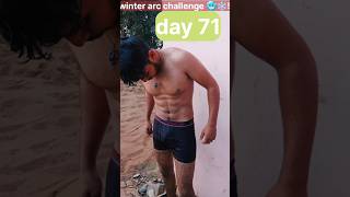#winterarc  arc challenge 🥶❄️!! #day71 #youtubeshorts #motivation