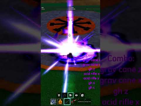 Acid Rifle and godhuman combo  #bloxfruits #combo #acidrifle #godhumancombo #gravitycane #op