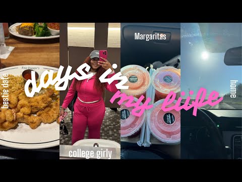 DAYS IN MY LIFE: SENIOR IN COLLGE 📚 , BESITE DATES, TRIPS HOME 🏠 , SHOPPING 🛍️  ++ MORE !!