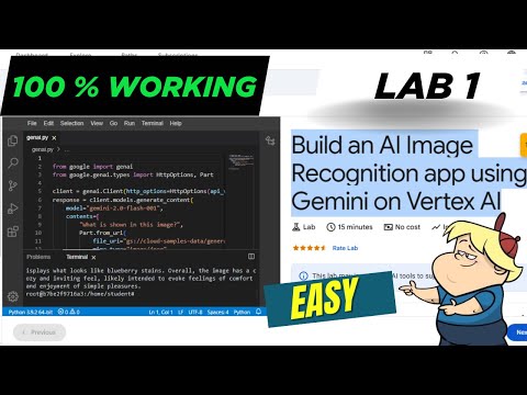 Build an AI Image Recognition App with Gemini on Vertex AI (100% Working Step-by-Step Guide)