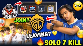 SPOWER LEAVING GODLIKE 😳 JOINING 8BIT 🤔🚀 SPOWER SOLO 7 KILLS HIGHLIGHT 💛 | GODL