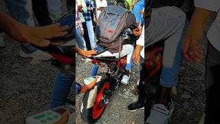 Akrapovic exhaust install bs3 RC 390 💥 ktm bike 💢 #rc390 #ytshorts #shorts #viral