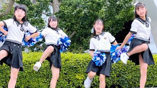 横 4K60p チアダンスRAINBOW鳥取 ⑩ かくれんぼ / AliA 240602 鳥取まちなかビアフェスタ / 風紋広場